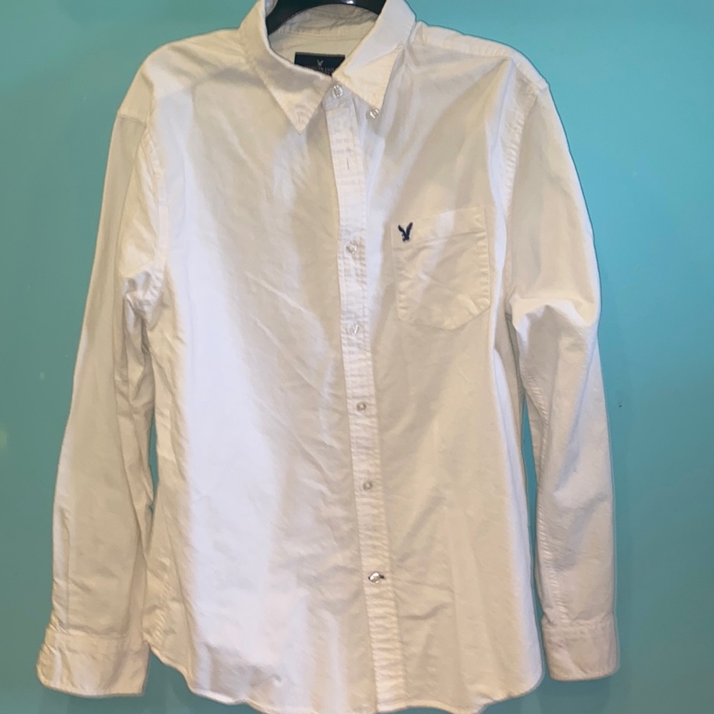 White American eagle dress shirt